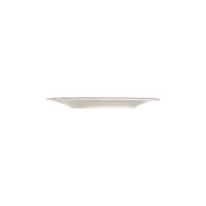 Service de table 24 pièces en porcelaine, blanc/rose