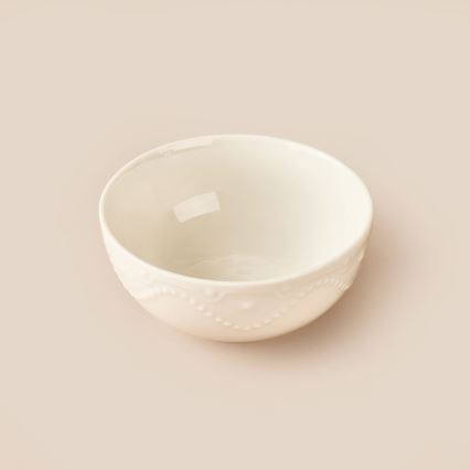 Service de table 24 pièces en porcelaine blanche