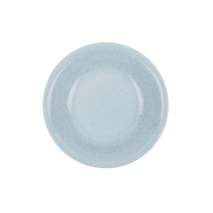 Service de table 24 pièces en porcelaine, bleu élégant