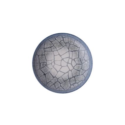 Service de table 24 pièces en porcelaine bleue