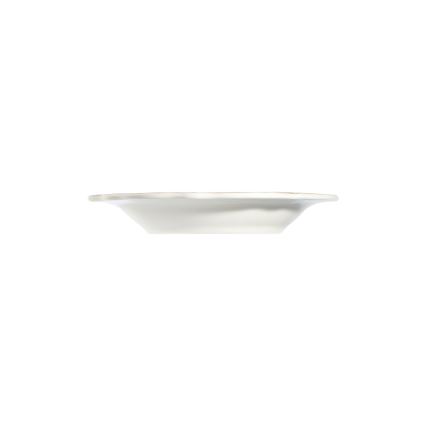 Service de table 24 pièces en porcelaine — blanc, bleu et rouge