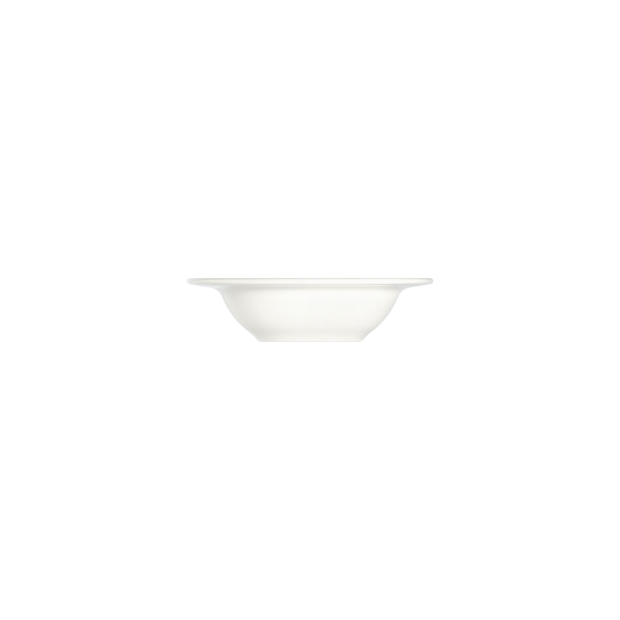 Service de table 24 pièces en porcelaine — blanc, vert et jaune