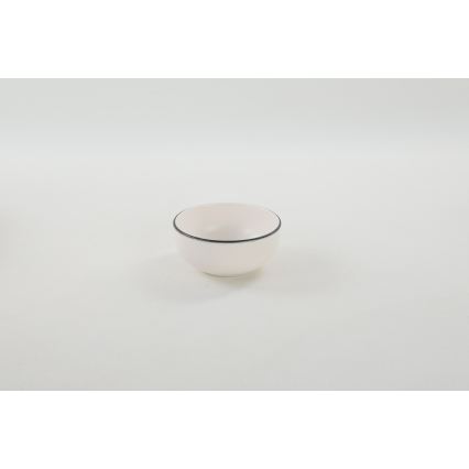 Service de table 24 pièces, multicolore, en grès