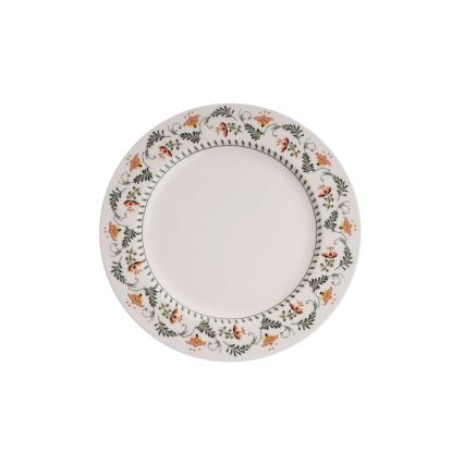 Service de table 24 pièces multicolore en porcelaine