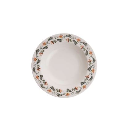 Service de table 24 pièces multicolore en porcelaine