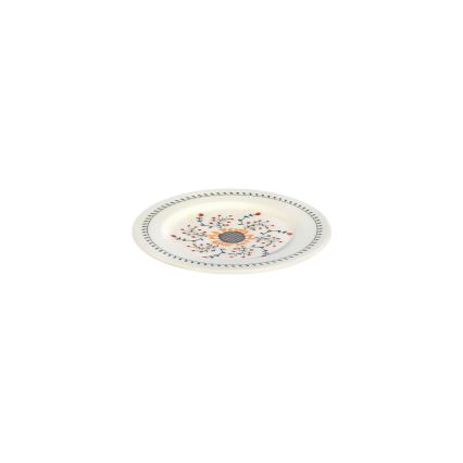 Service de table 24 pièces multicolore en porcelaine