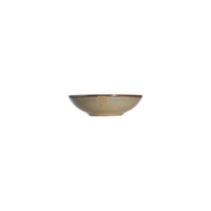 Service de table 24 pièces, multicolore/marron, en porcelaine