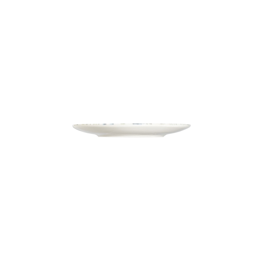 Service de table 24 pièces, multicolore/marron, en porcelaine
