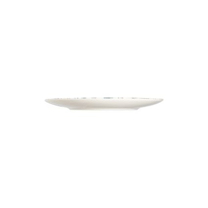 Service de table 24 pièces, multicolore/marron, en porcelaine