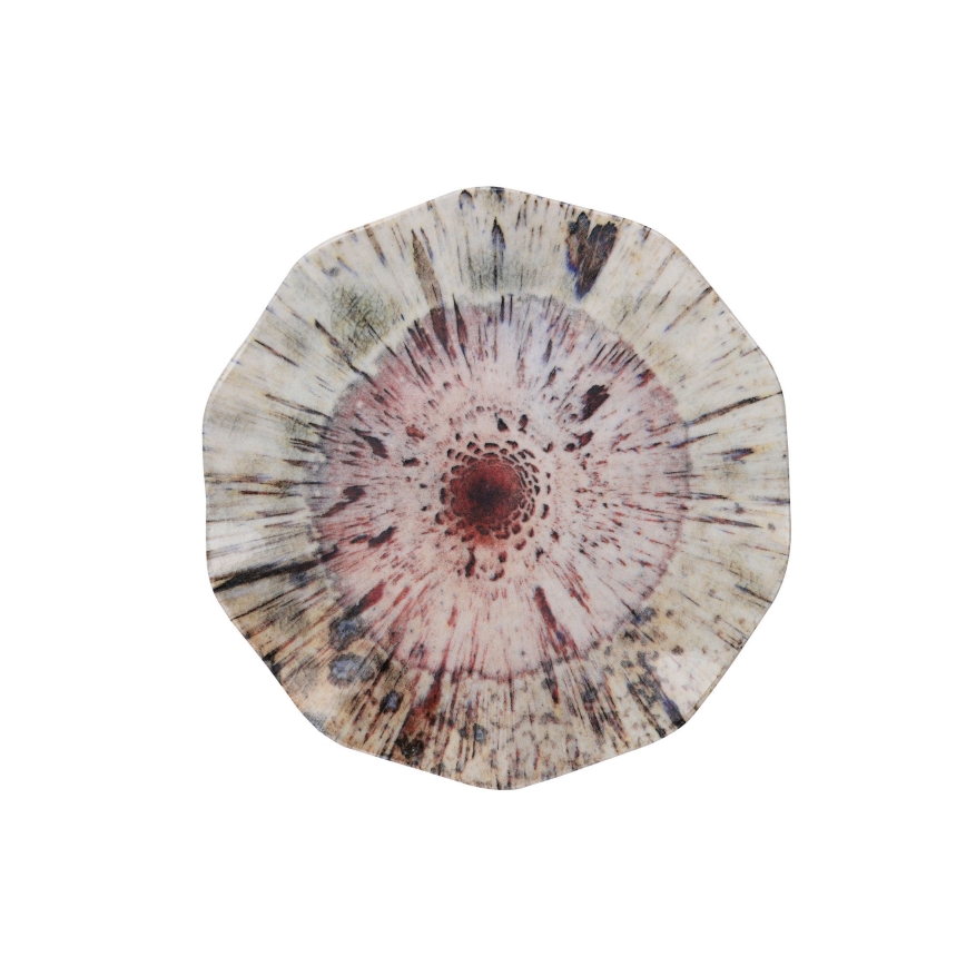 Service de table 24 pièces multicolore/porcelaine