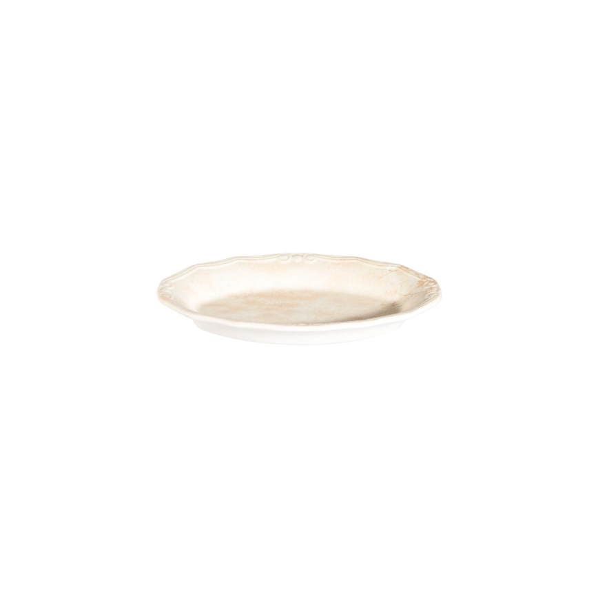 Service de table 27 pièces beige/porcelaine