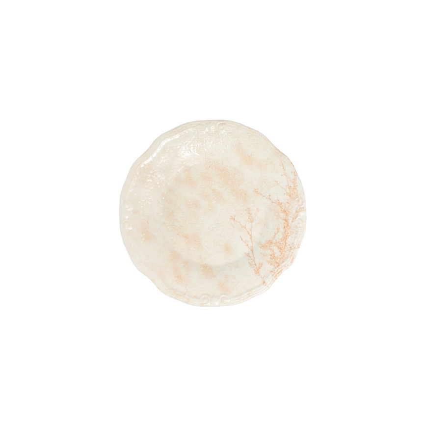 Service de table 27 pièces beige/porcelaine