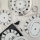 Service de table 27 pièces en porcelaine, blanc/gris