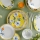 Service de table 50 pièces multicolore/porcelaine
