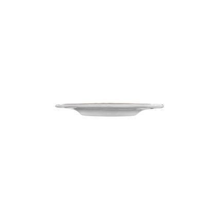 Service de table 53 pièces, blanc/argent, en porcelaine