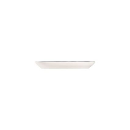 Service de table 53 pièces en porcelaine, finition crème et argentée