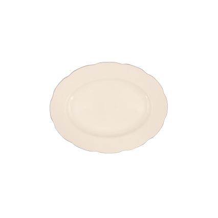 Service de table 54 pièces en porcelaine, disponible en blanc, cuivre ou ivoire