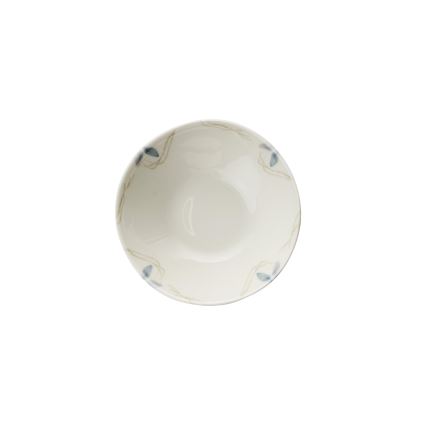 Service de vaisselle 24 pièces blanc/bleu/porcelaine