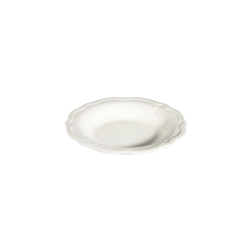 Service de vaisselle 24 pièces en porcelaine blanche