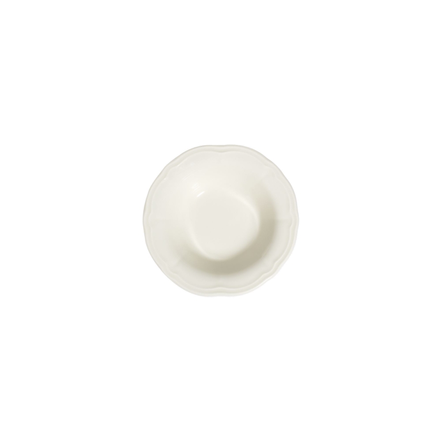 Service de vaisselle 24 pièces en porcelaine blanche