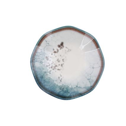 Serviesset 24-delig blauw/porselein