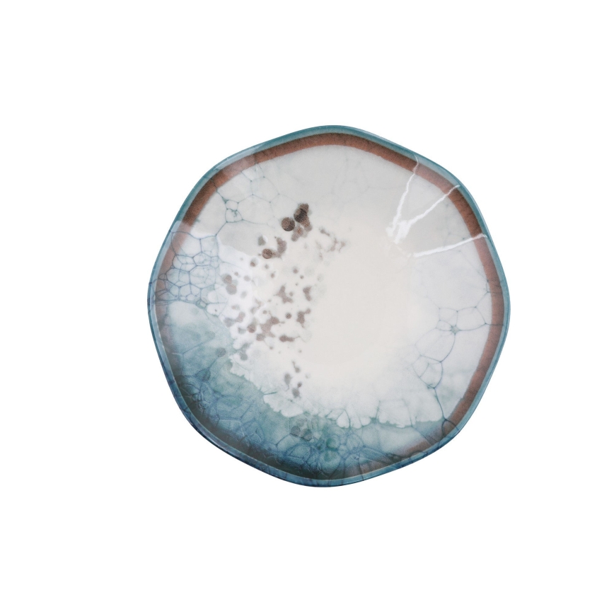 Serviesset 24-delig blauw/porselein