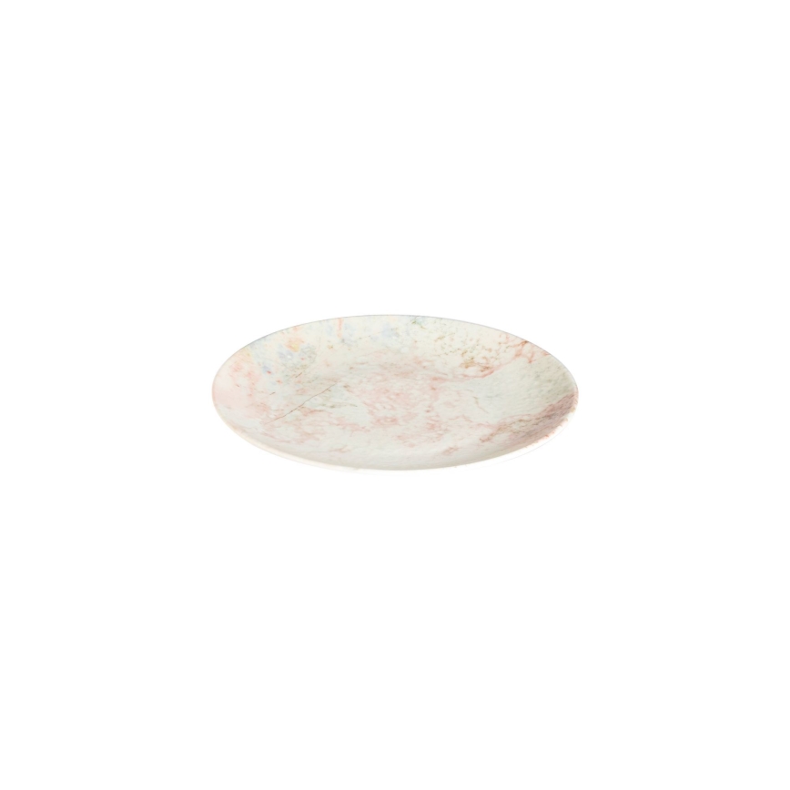 Serviesset 24-delig roze/beige/porselein
