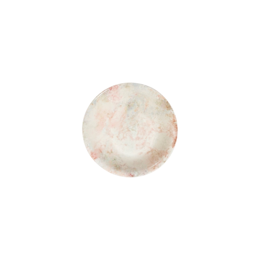 Serviesset 24-delig roze/beige/porselein
