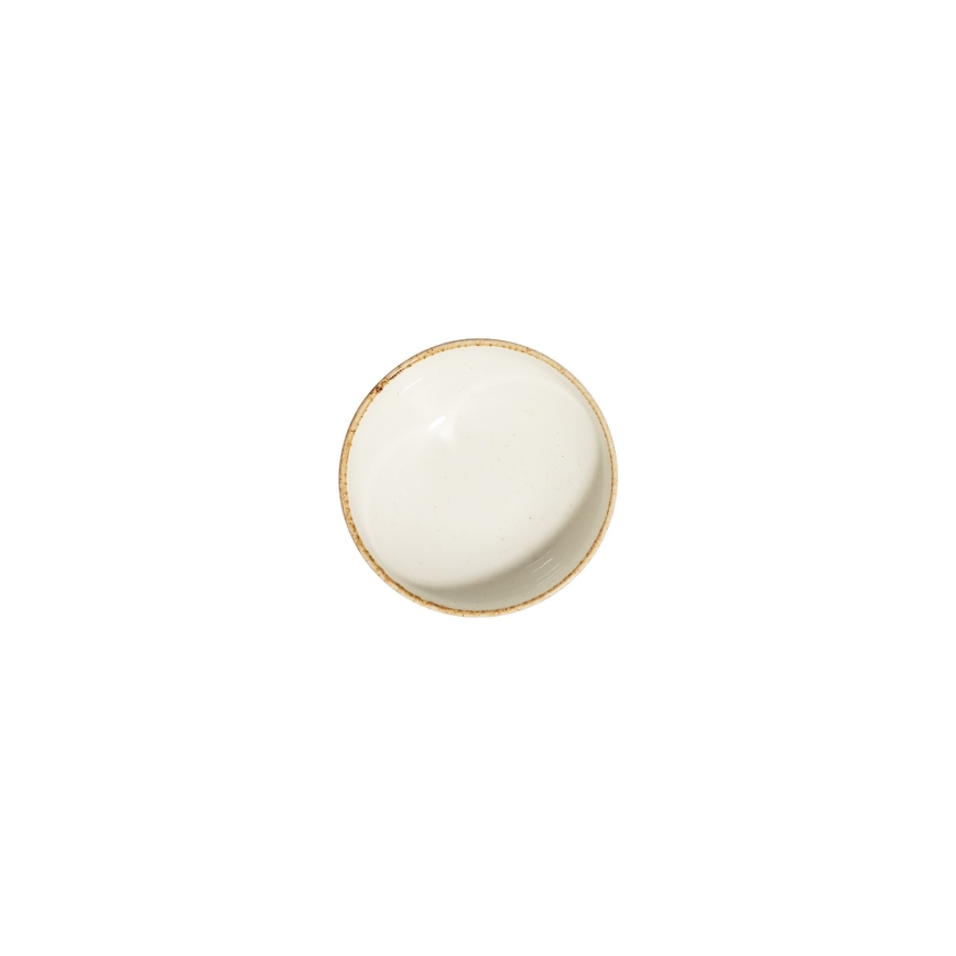 Serviesset 24-delig, wit/beige, porselein