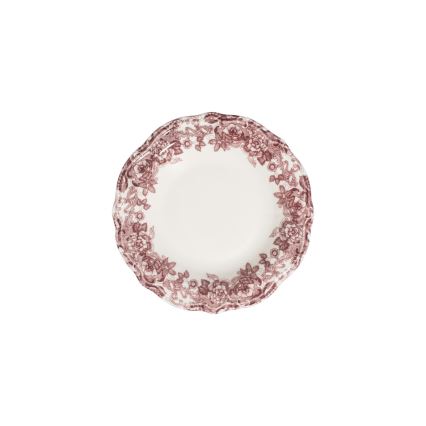 Serviesset 24-delig wit/roze/porselein