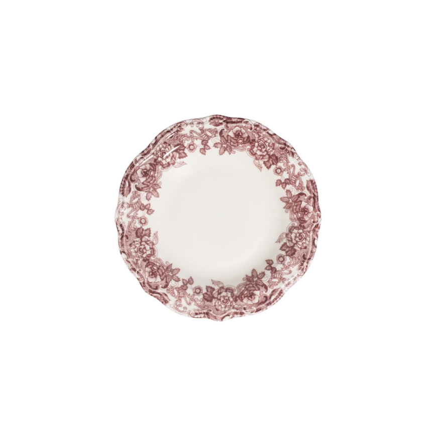 Serviesset 24-delig wit/roze/porselein