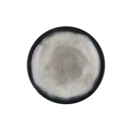 Serviesset 26-delig, blauw/bruin, porselein