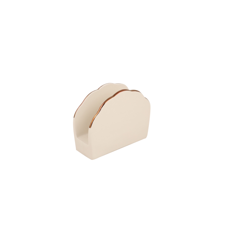 Serviesset 83-delig wit/koper/porselein