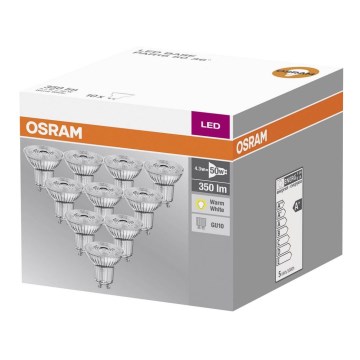 SET 10x LED Lamp GU10/4,3W/230V 2700K - Osram