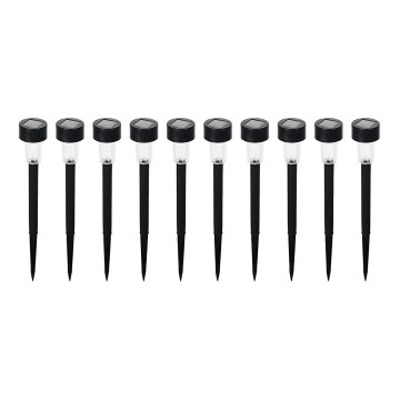 SET 10x LED Solar lamp LED/0,06W/1,2V 6000K IP44 40 mAh