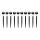 SET 10x LED Zonne-energie lamp LED/0,06W/1,2V 6000K IP44 40 mAh