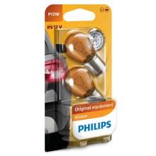 SET 2x Ampoule pour voiture Philips VISION 12496NAB2 PY21W BAU15s/21W/12V