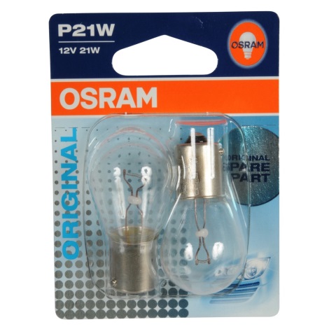 SET 2x Autolamp BA15s/21W/12V - Osram