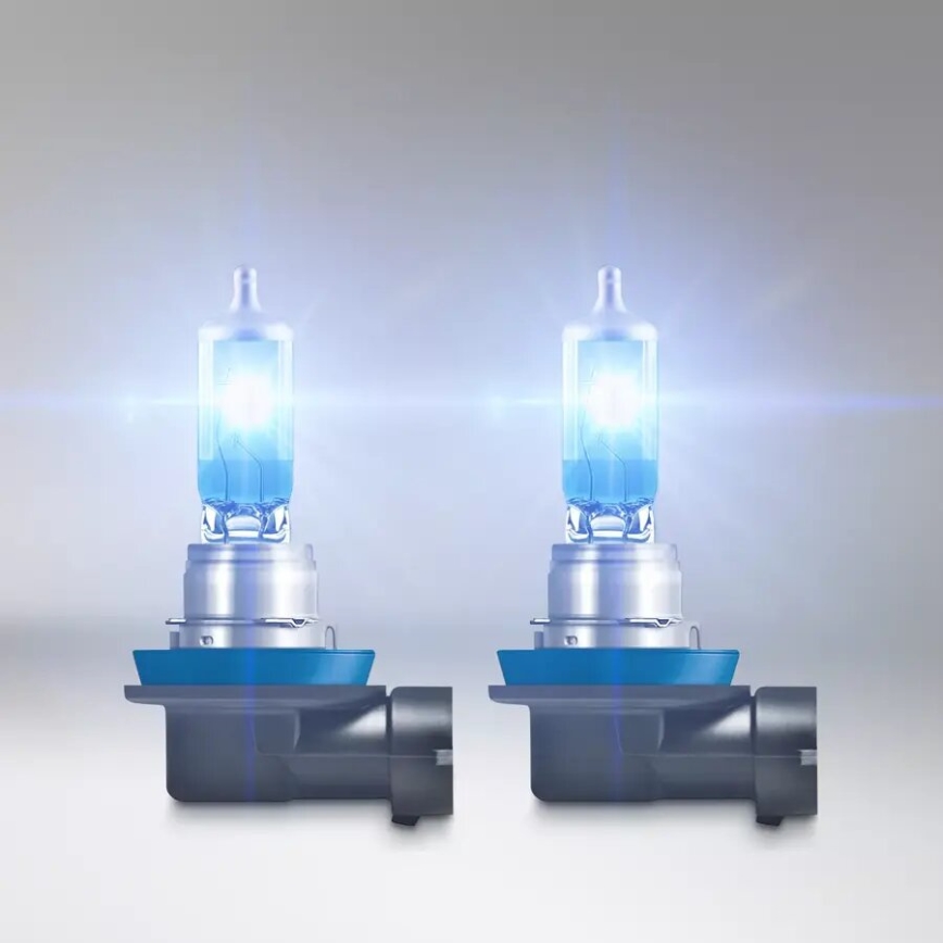 SET 2x Autolamp COOL BLAUW H11 PGJ19-2/55W/12V 5000K - Osram
