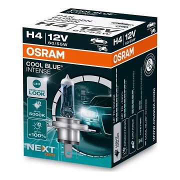 SET 2x Autolamp COOL BLAUW H4 P43t/60/55W/12V 5000K - Osram