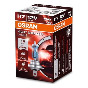 SET 2x Autolamp NIGHT BREAKER H7 PX26d/55W/12V - Osram
