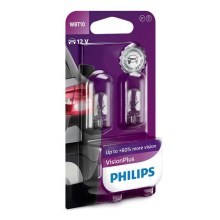 SET 2x Autolamp Philips VISION PLUS WB T10 W2,1x9,5D/6W/12V