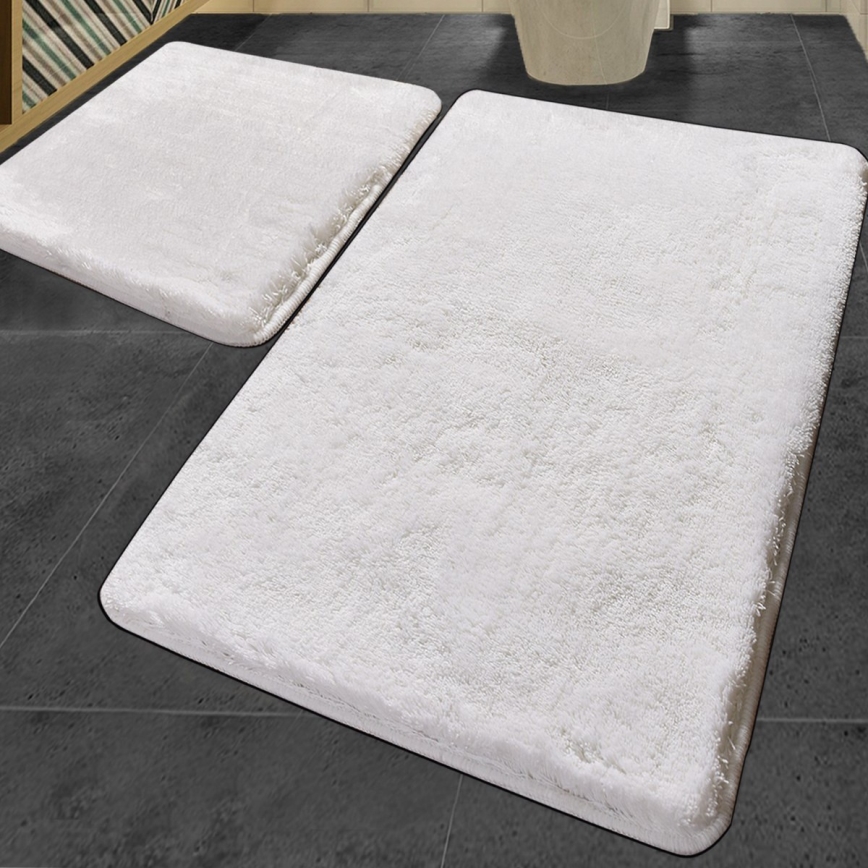SET 2x Badmat 60/100 cm wit