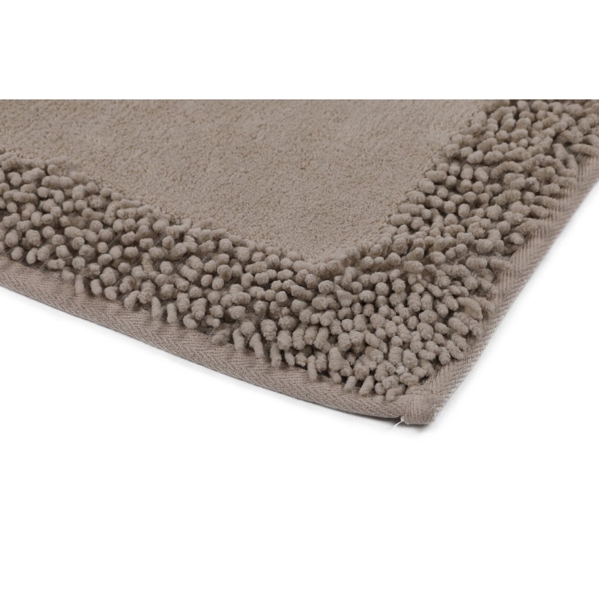 SET 2x Badmat PIANTE 60/100 cm bruin