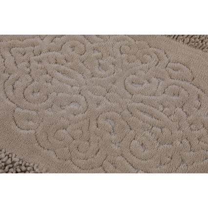 SET 2x Badmat PIANTE 60/100 cm bruin