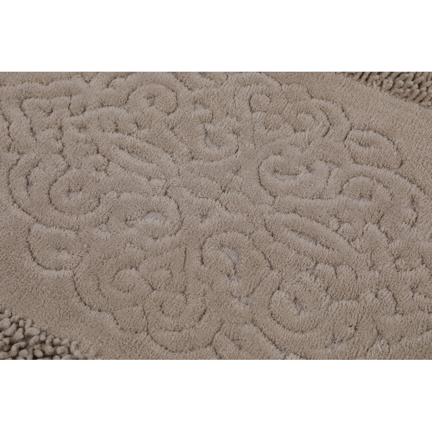 SET 2x Badmat PIANTE 60/100 cm bruin
