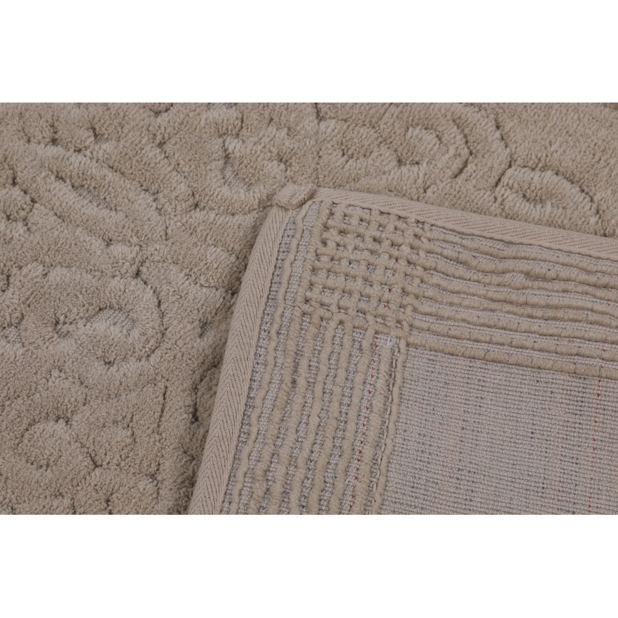 SET 2x Badmat PIANTE 60/100 cm bruin