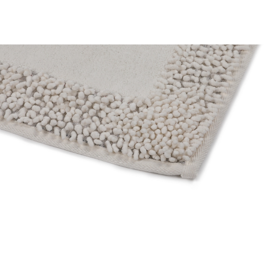 SET 2x Badmat PIANTE 60/100 cm wit