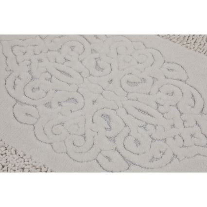 SET 2x Badmat PIANTE 60/100 cm wit