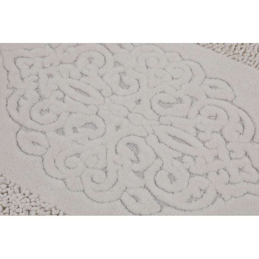SET 2x Badmat PIANTE 60/100 cm wit